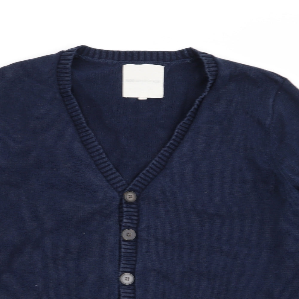 Fredrick Anderson Mens Blue   Cardigan Jumper Size M