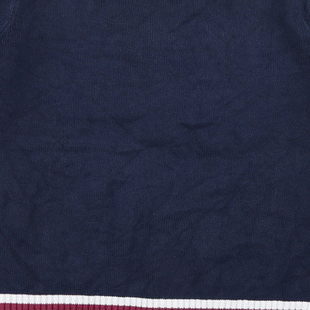 Fredrick Anderson Mens Blue   Cardigan Jumper Size M