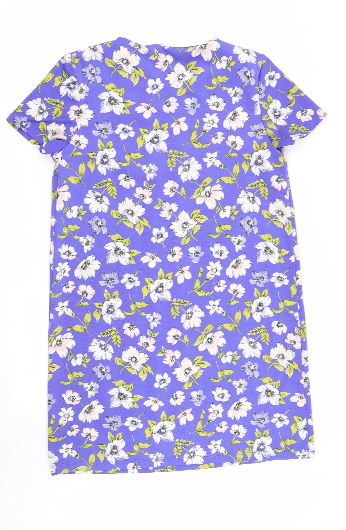 TU Womens Blue Floral  A-Line  Size 14