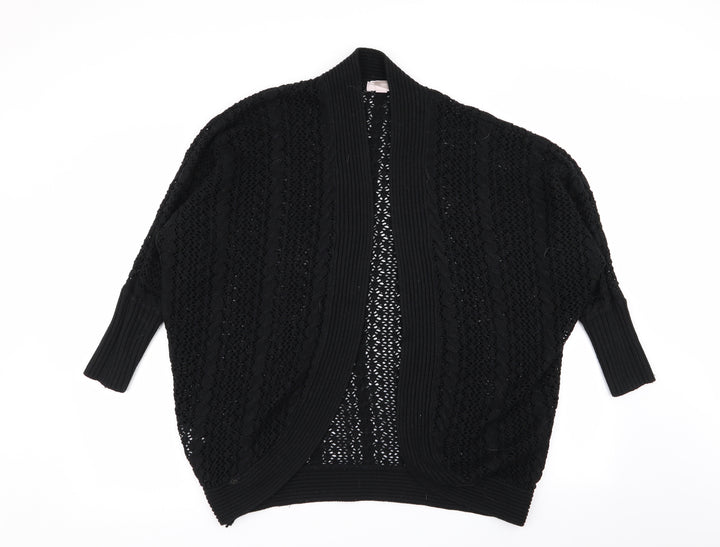 FOREVER 21 Womens Black Cardigan Jumper Size M