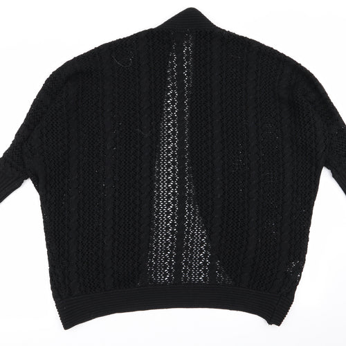 FOREVER 21 Womens Black   Cardigan Jumper Size M