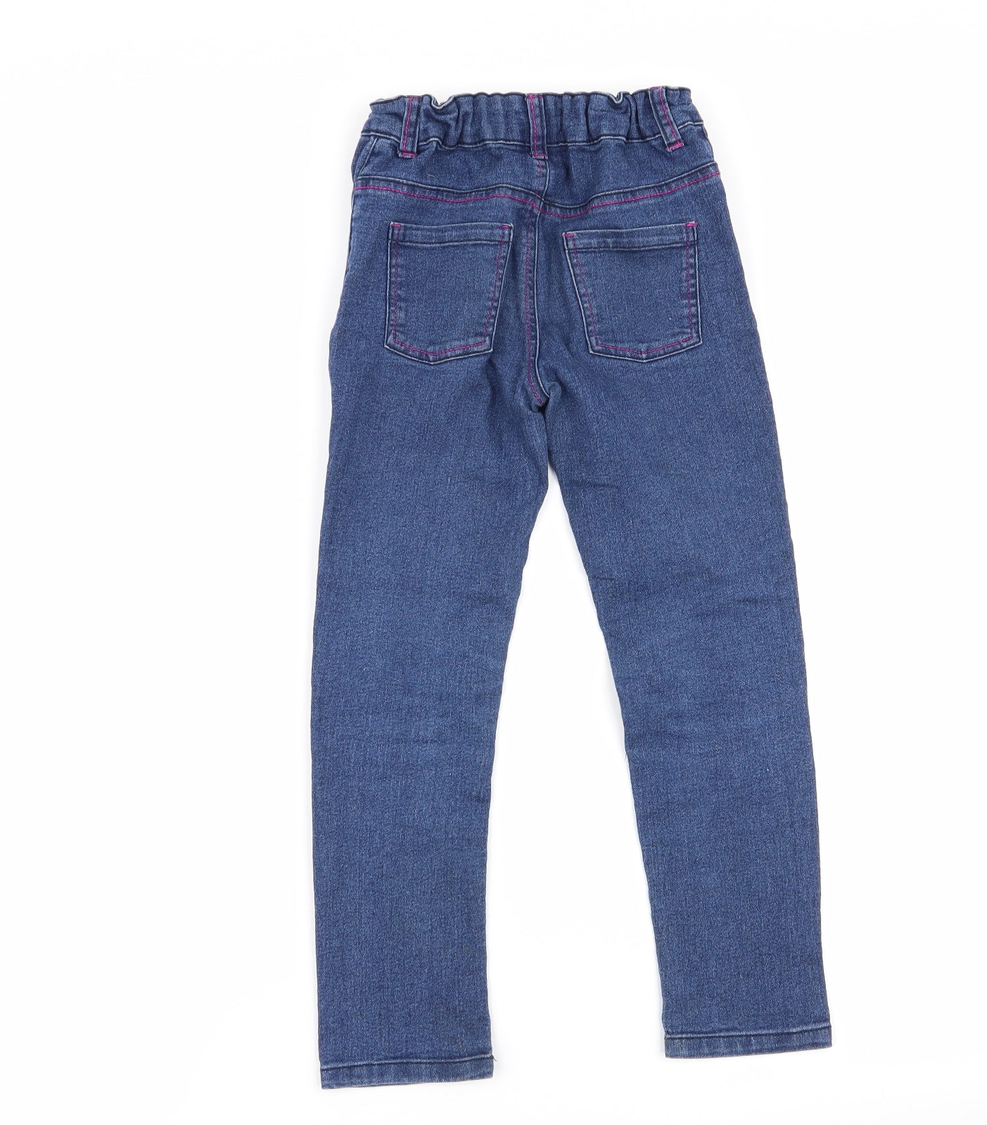 M&Co Girls Blue   Skinny Jeans Size 6-7 Years