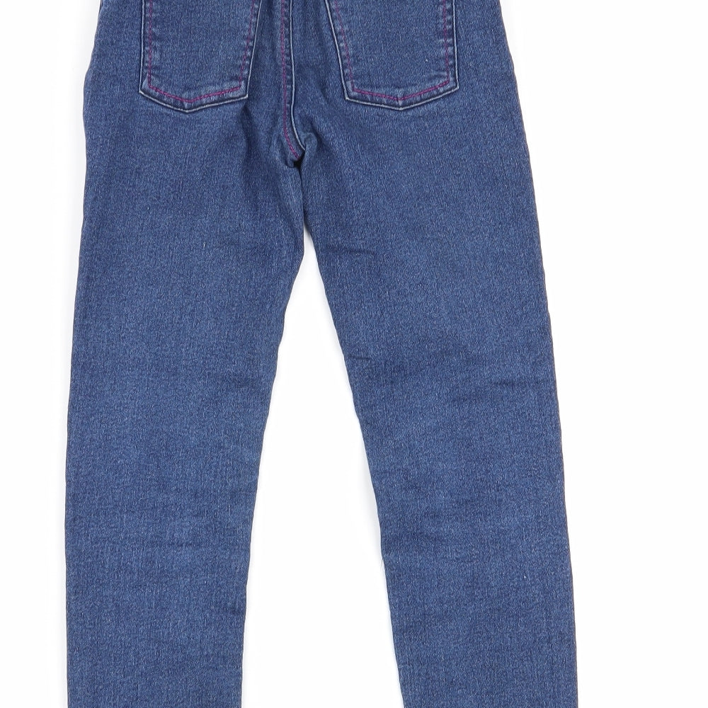 M&Co Girls Blue   Skinny Jeans Size 6-7 Years