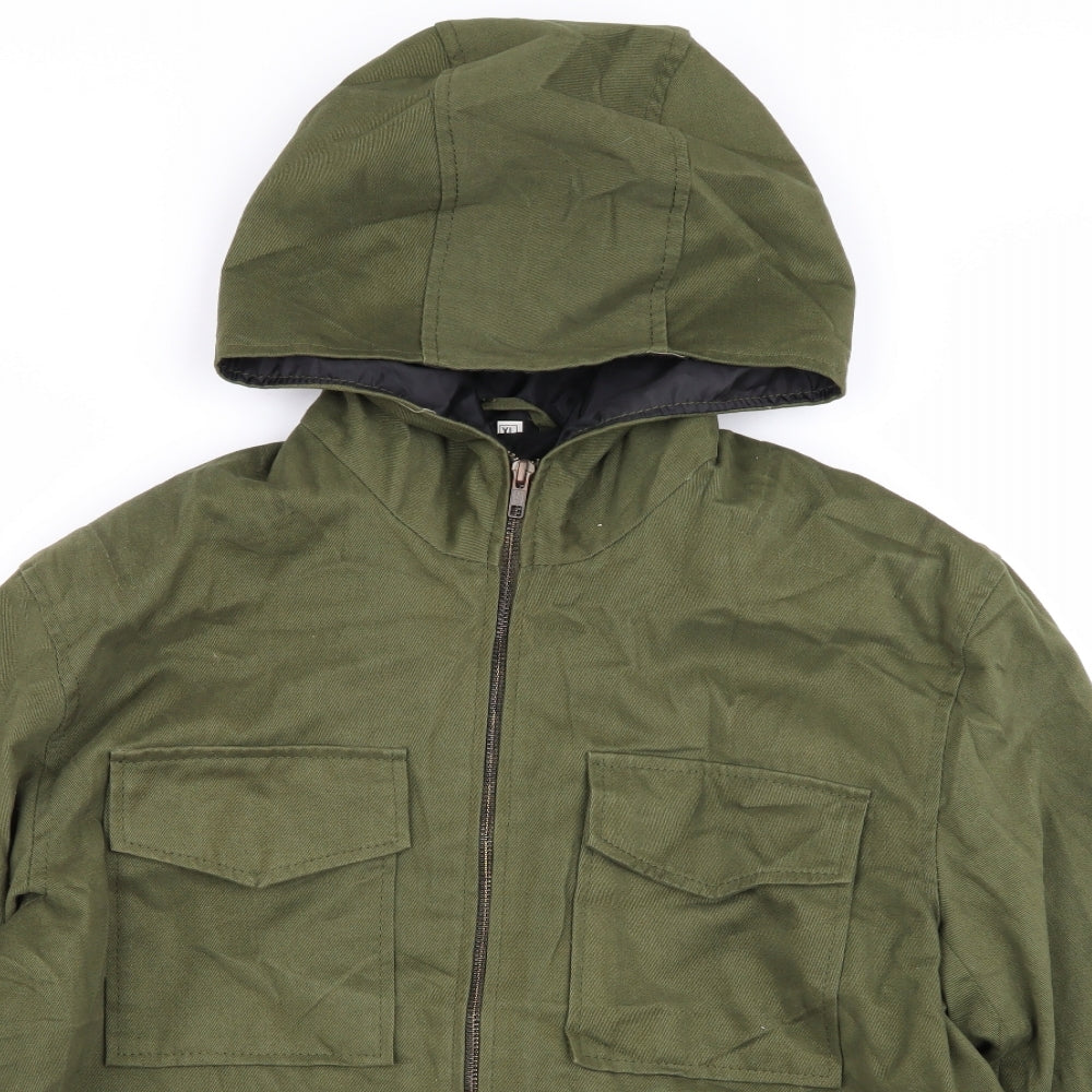 Preworn Mens Green   Jacket Coat Size XL