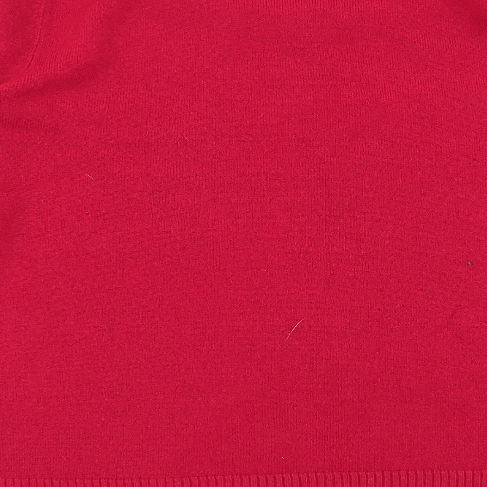 Per Una Womens Red   Pullover Jumper Size 12