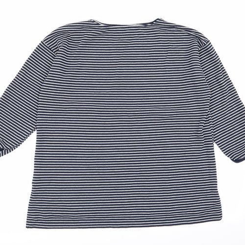 Peacocks Womens Multicoloured Striped  Pullover Jumper Size 14