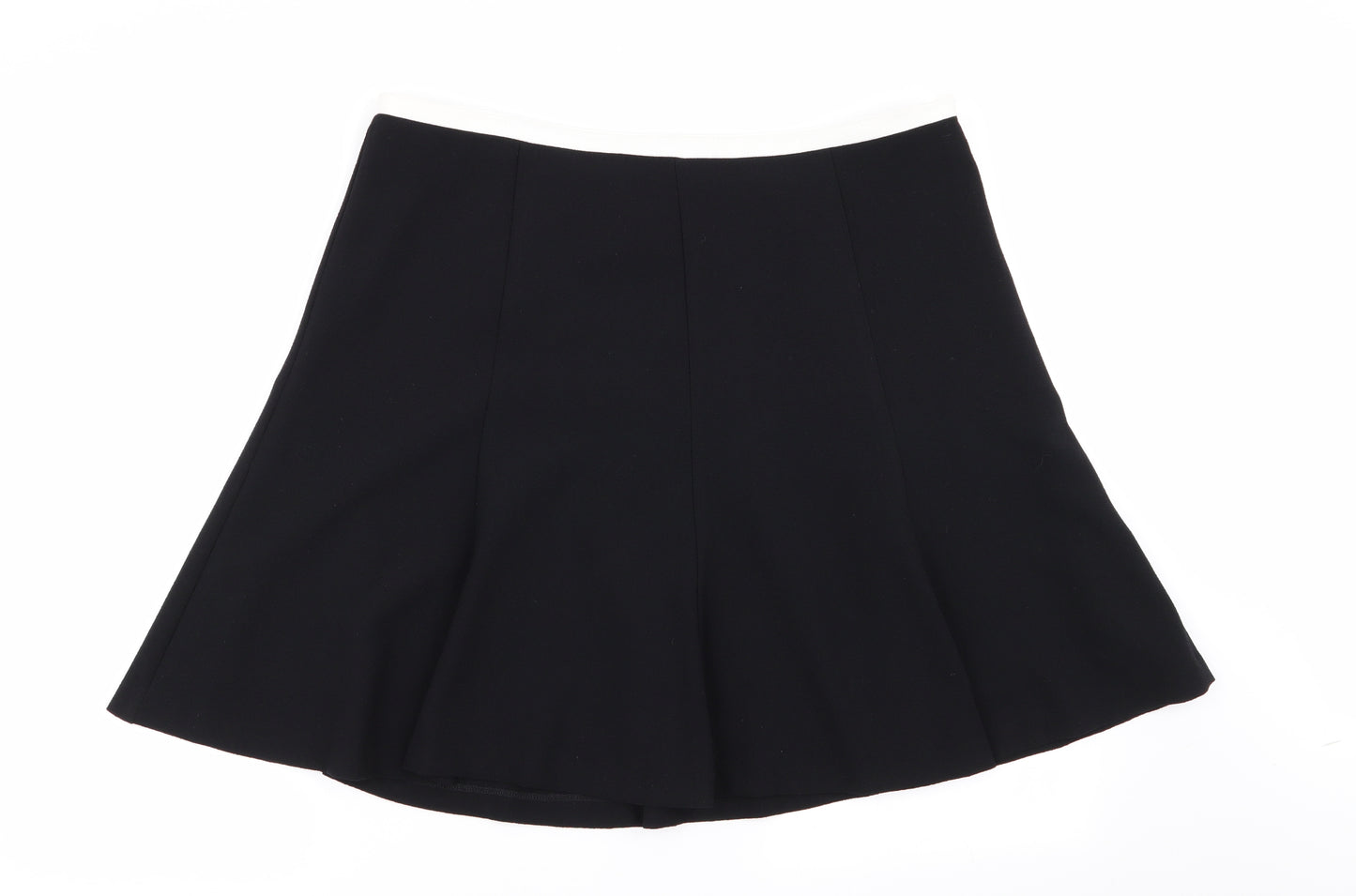 M&S Womens Black   Flare Skirt Size 16