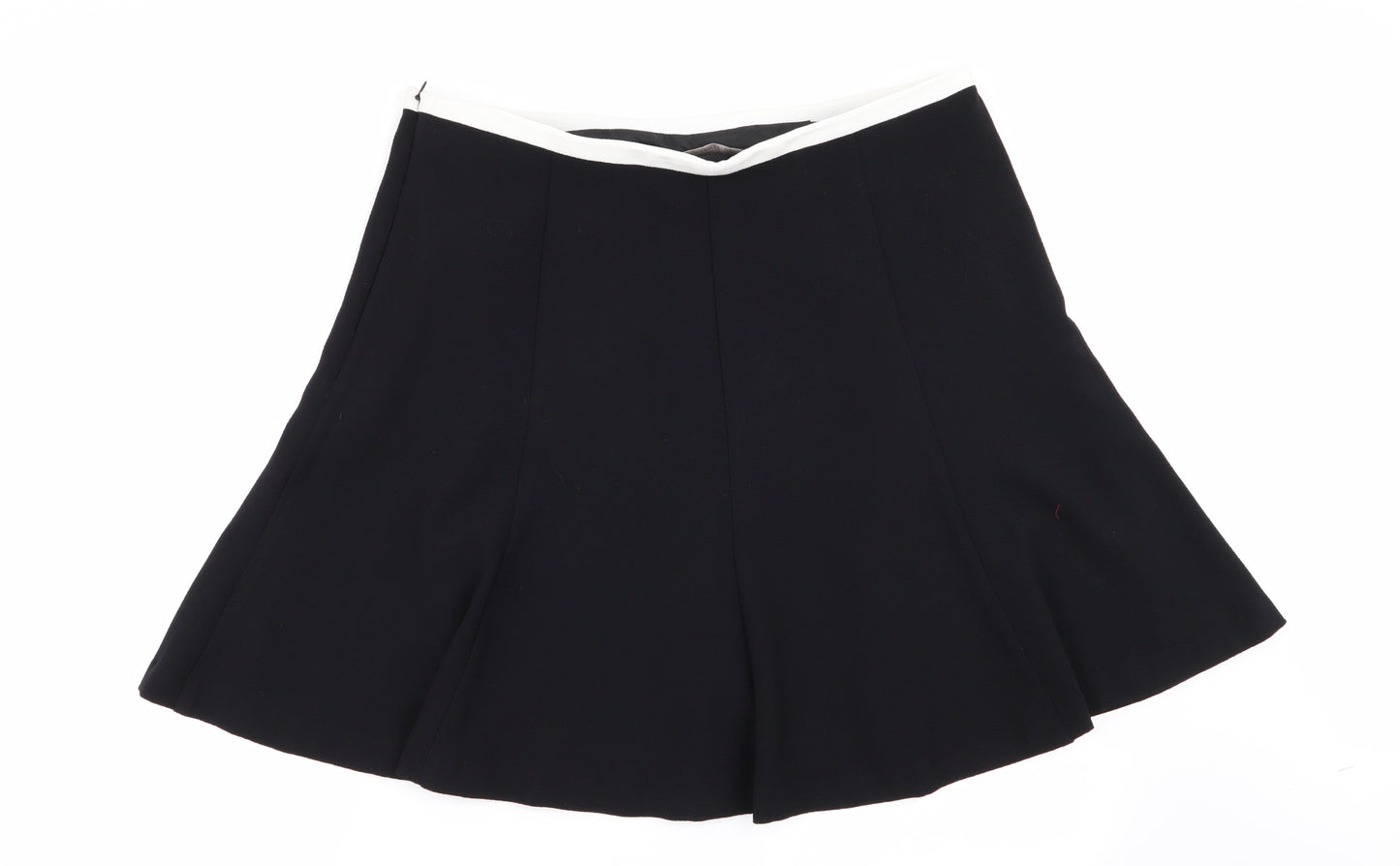M&S Womens Black   Flare Skirt Size 16