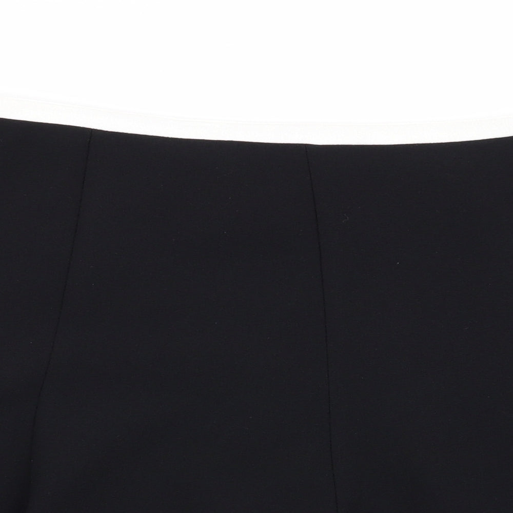 M&S Womens Black   Flare Skirt Size 16