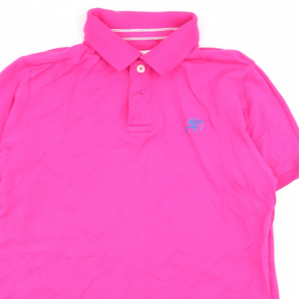 Aeropostale Mens Purple    Polo Size L