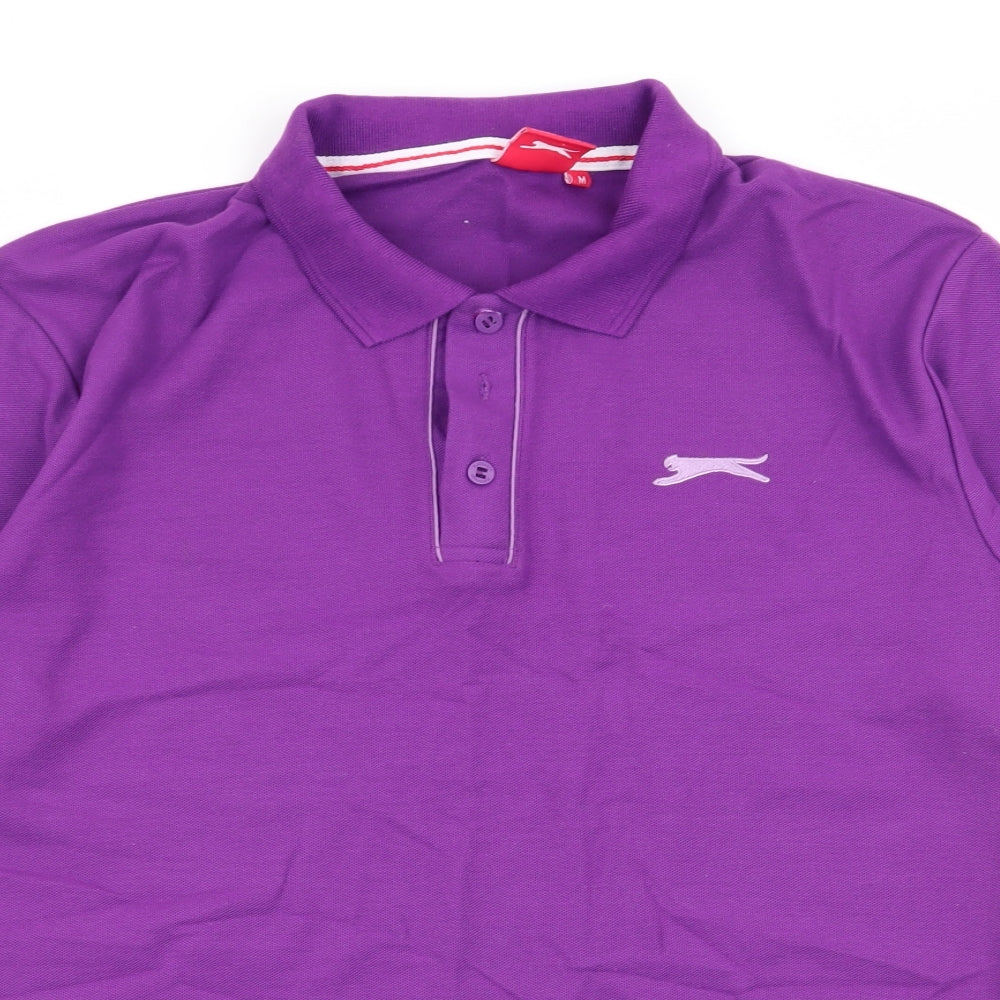 Slazenger Mens Purple    Polo Size M