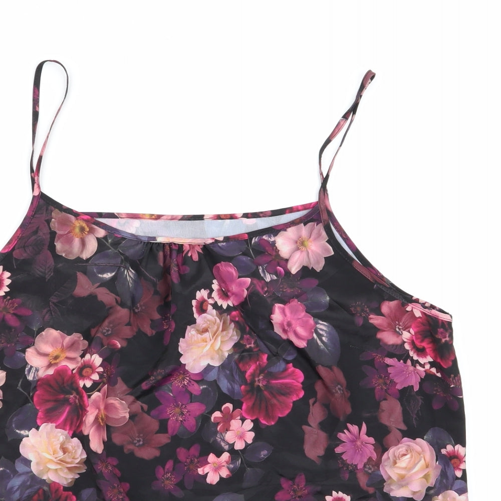 Asda George Womens Multicoloured Floral  Camisole Tank Size 16