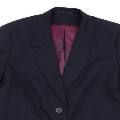 Evolution Womens Blue   Jacket Blazer Size 16