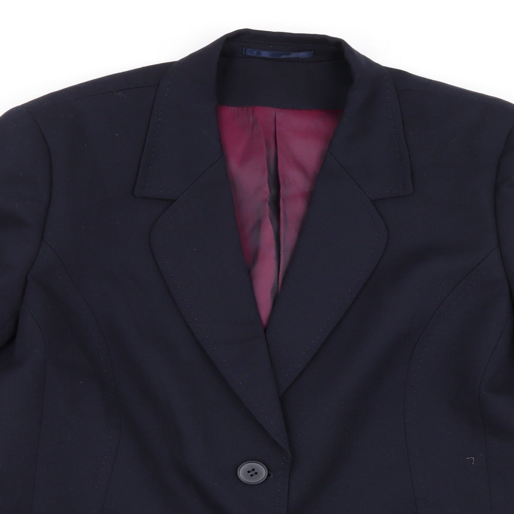 Evolution Womens Blue   Jacket Blazer Size 16