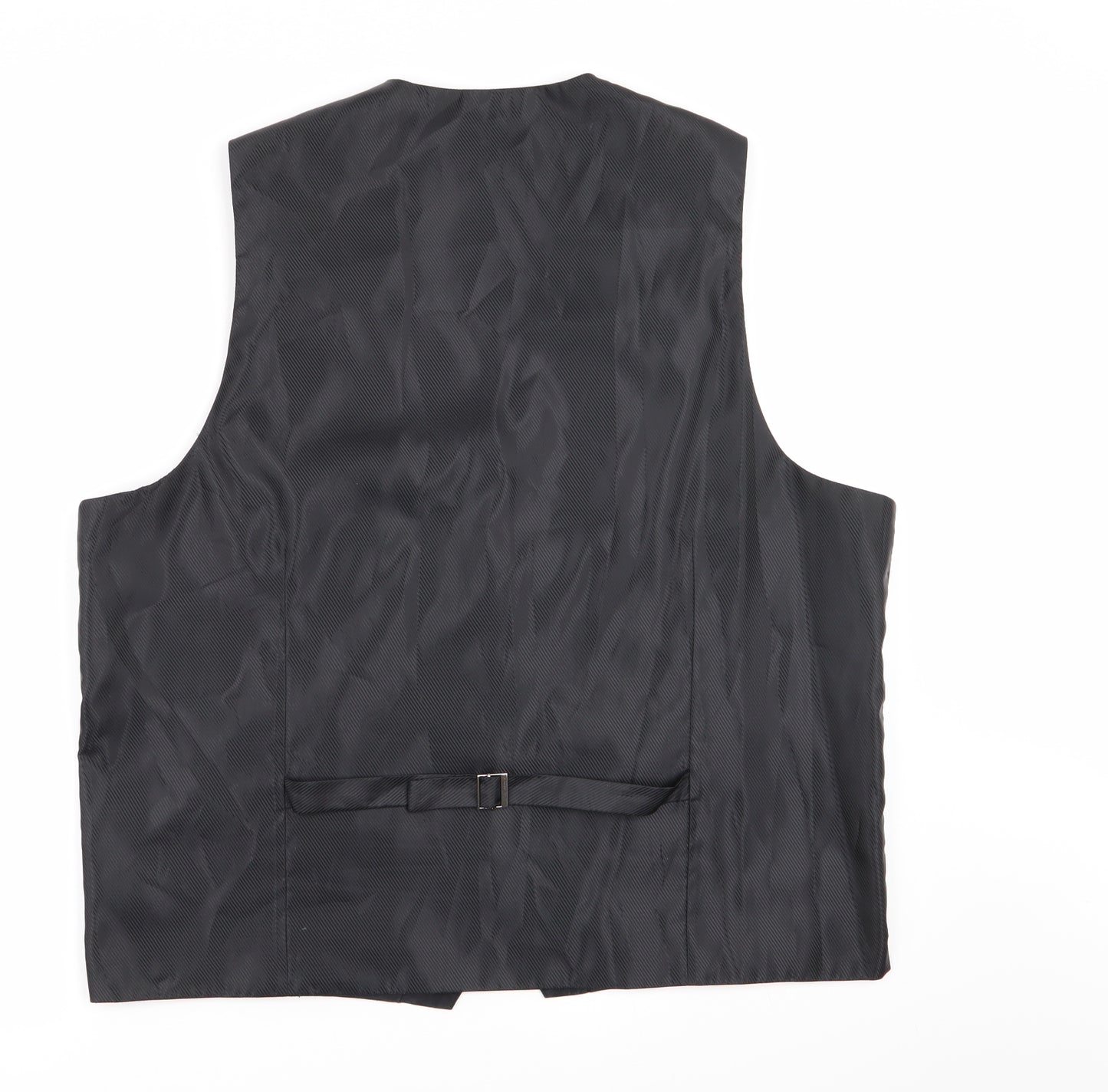 NEXT Mens Black   Jacket Suit Waistcoat Size 46