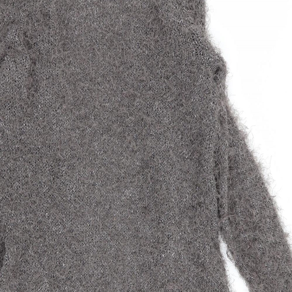 NEXT Womens Grey   Cardigan Jumper Size S