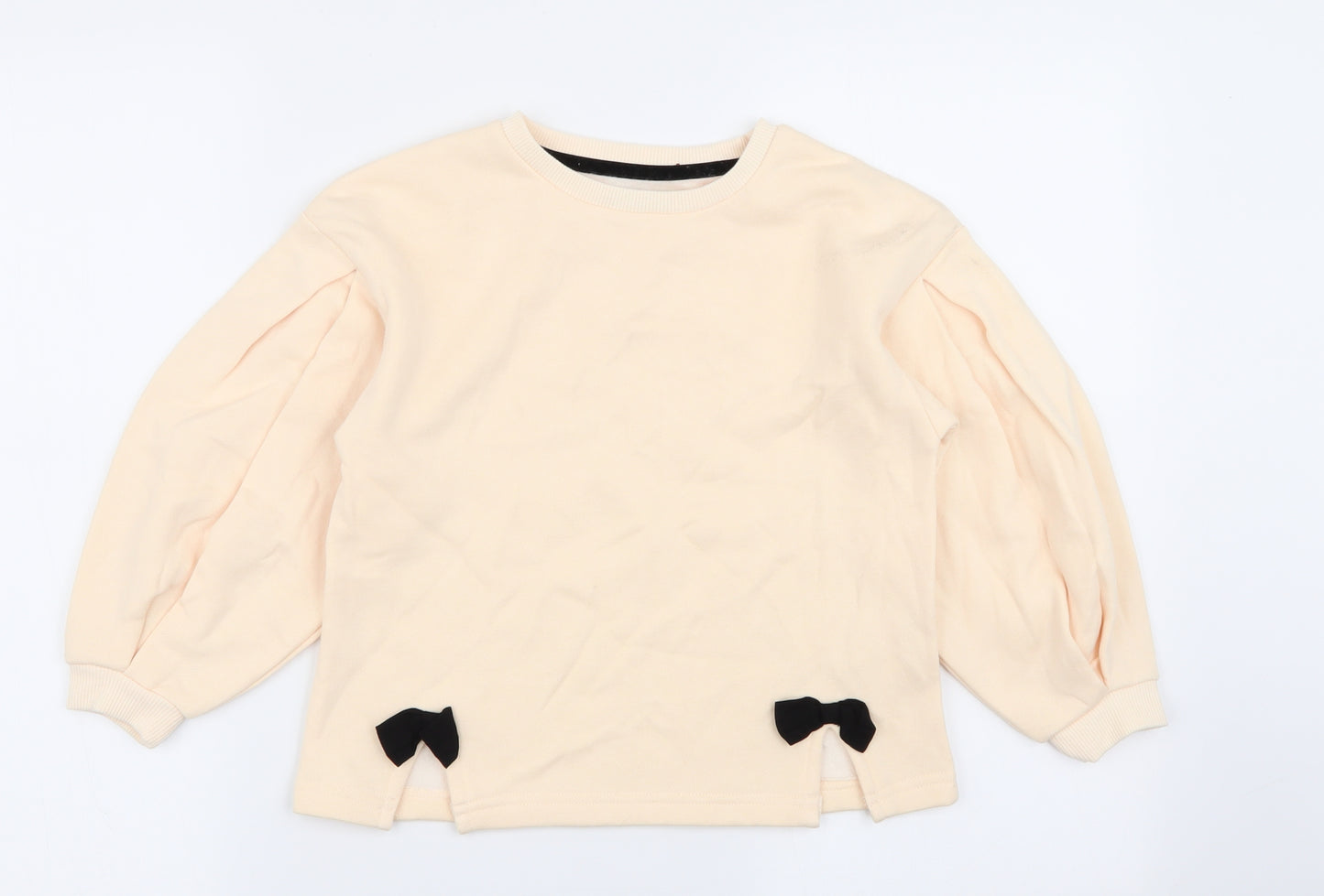 Primark Girls Beige   Pullover Jumper Size 6-7 Years