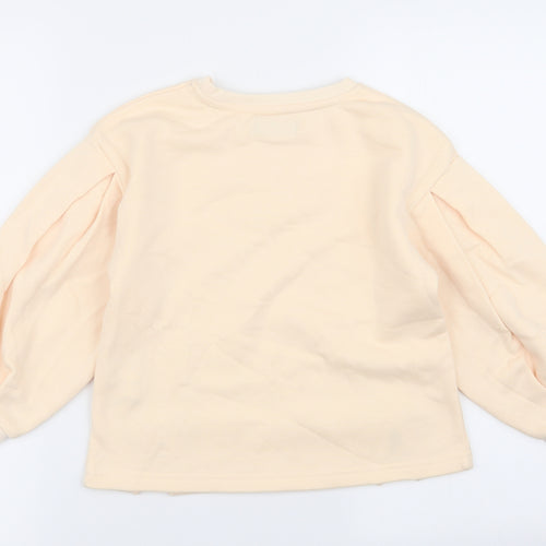 Primark Girls Beige   Pullover Jumper Size 6-7 Years