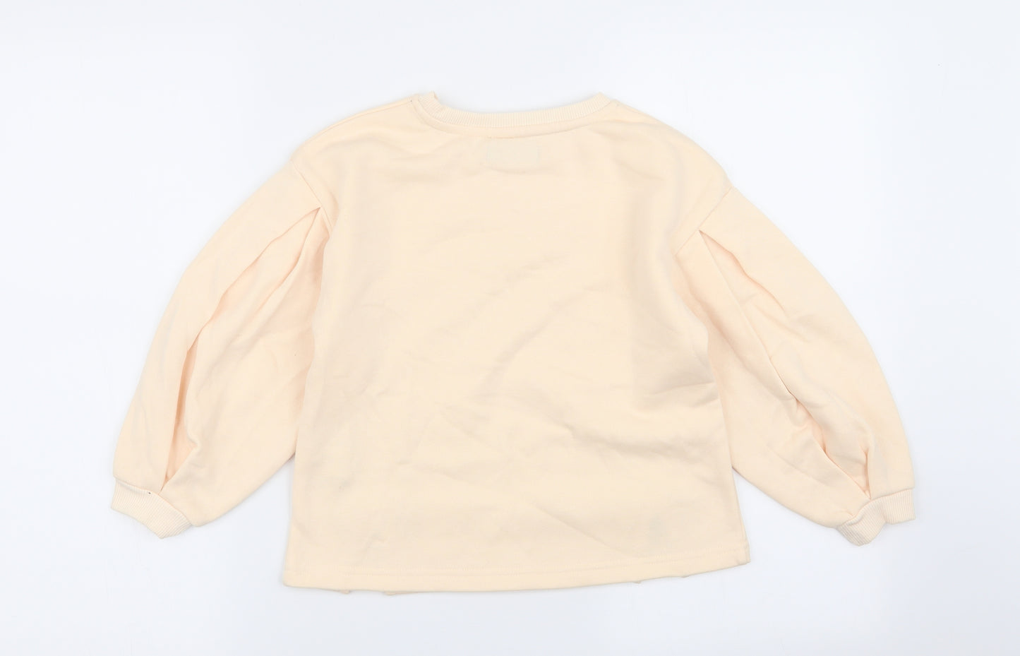 Primark Girls Beige   Pullover Jumper Size 6-7 Years