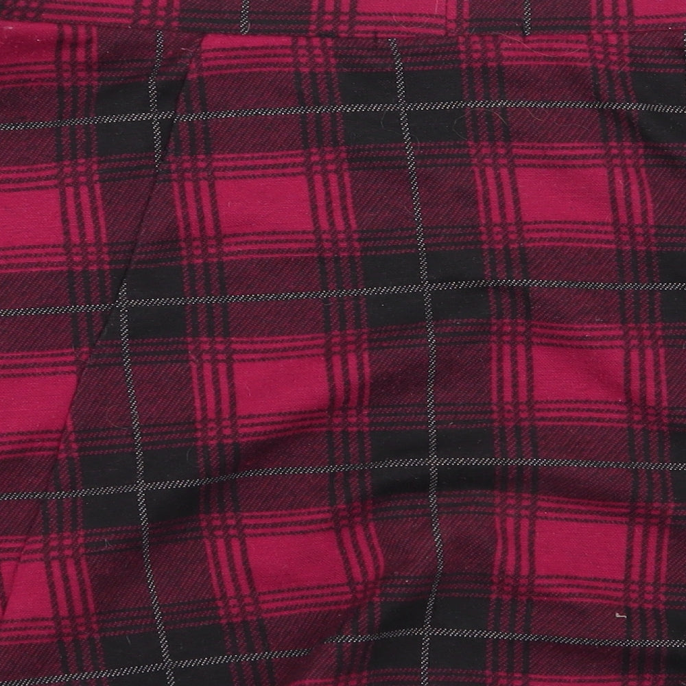 Asda George Womens Multicoloured Check  Flare Skirt Size 14  - Stretch waistband
