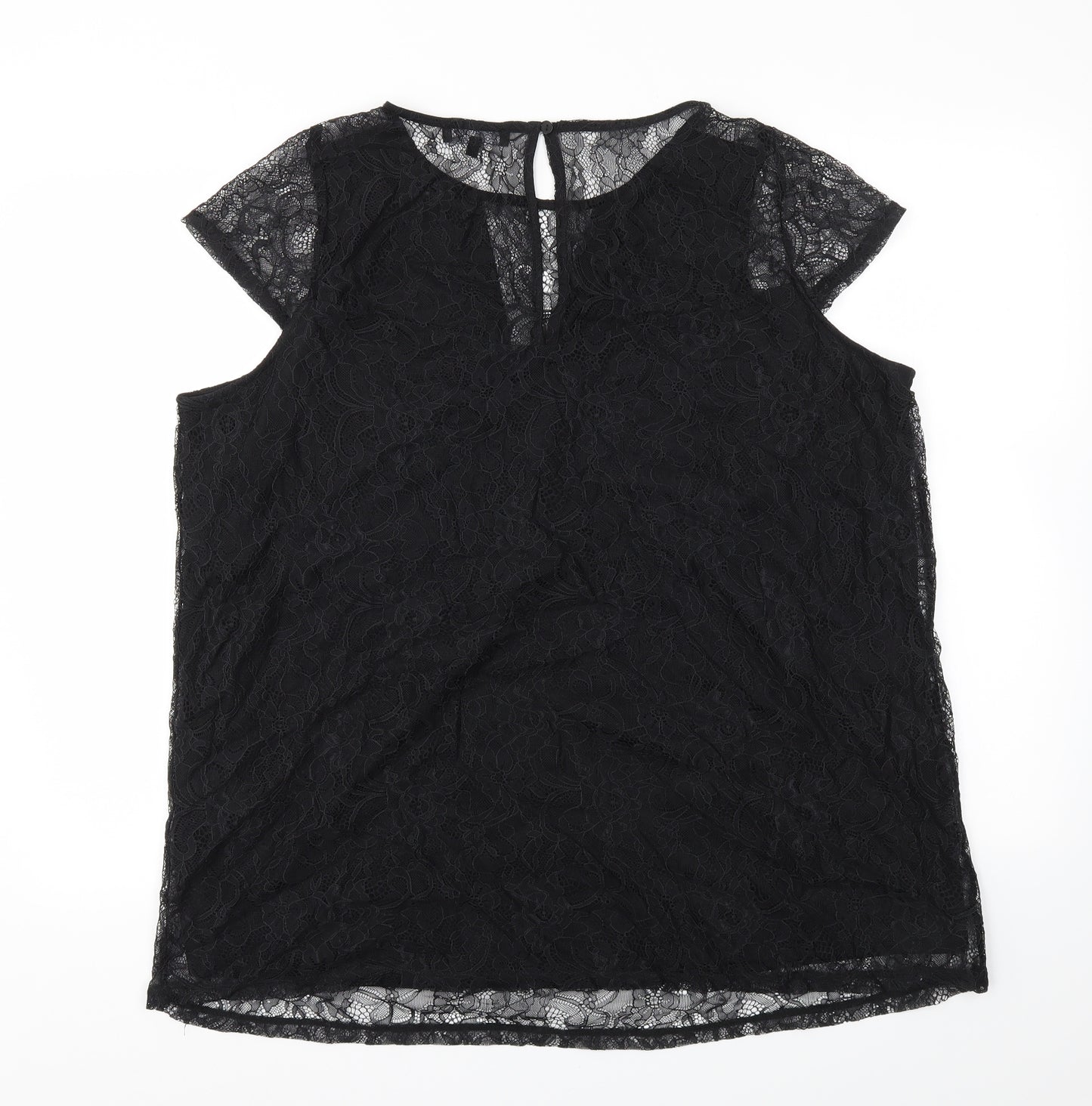 New Look Womens Black   Basic T-Shirt Size 22