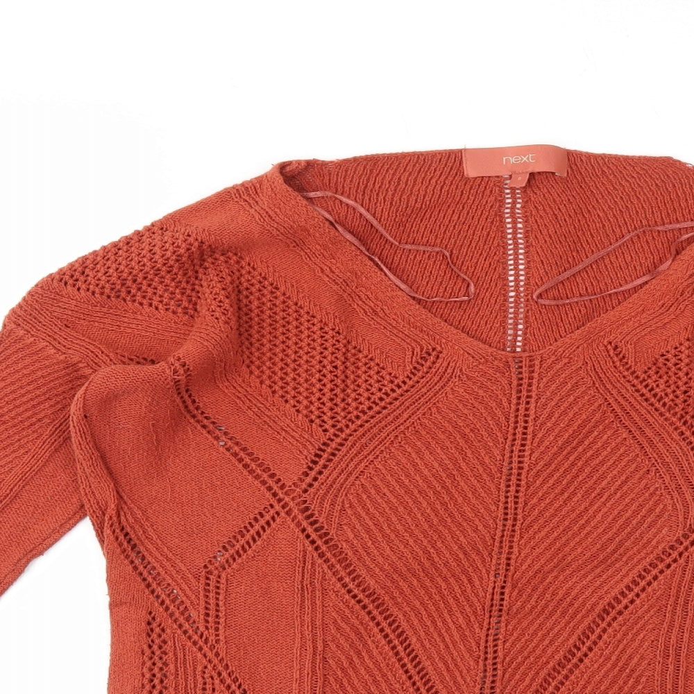 NEXT Womens Red   Basic T-Shirt Size 8