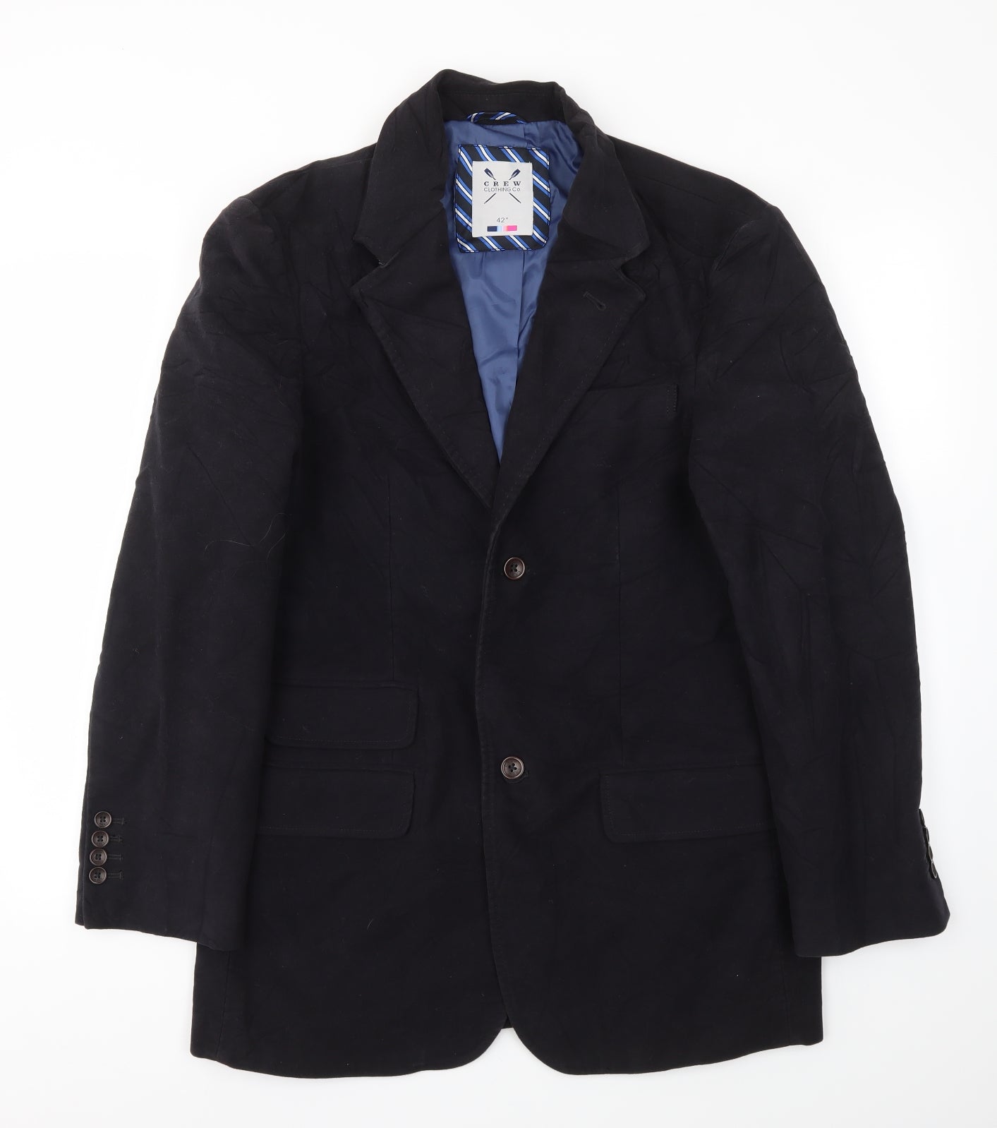 Crew Clothing Mens Blue   Jacket Blazer Size 42