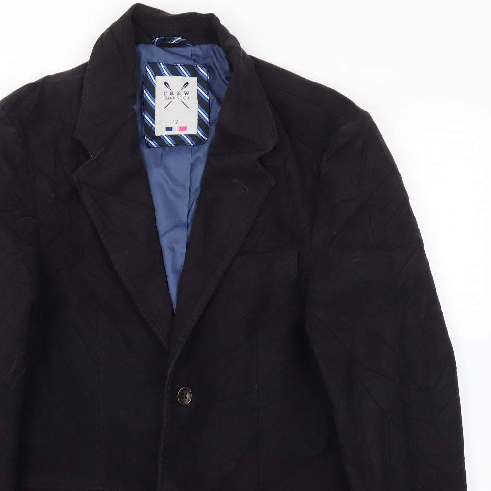 Crew Clothing Mens Blue   Jacket Blazer Size 42