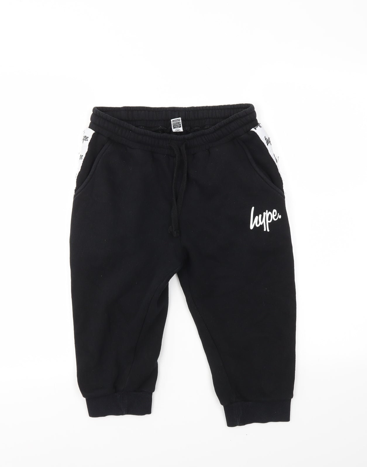 Hype Girls Black   Capri Trousers Size 13 Years