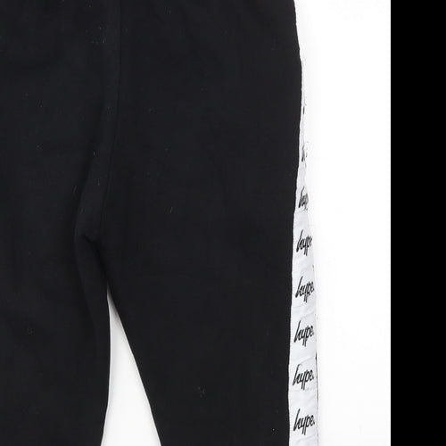 Hype Girls Black   Capri Trousers Size 13 Years