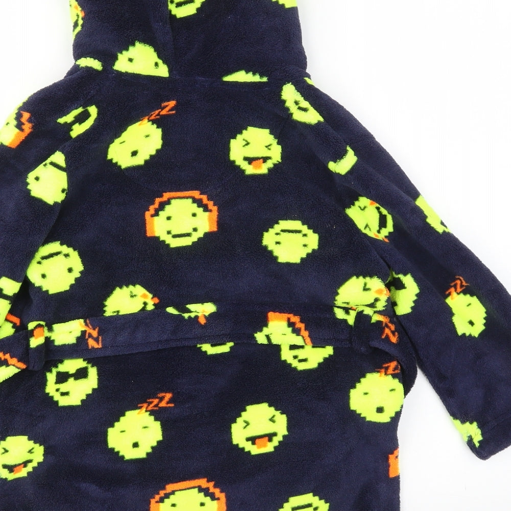 Debenhams Boys Blue Geometric   Gown Size 3-4 Years