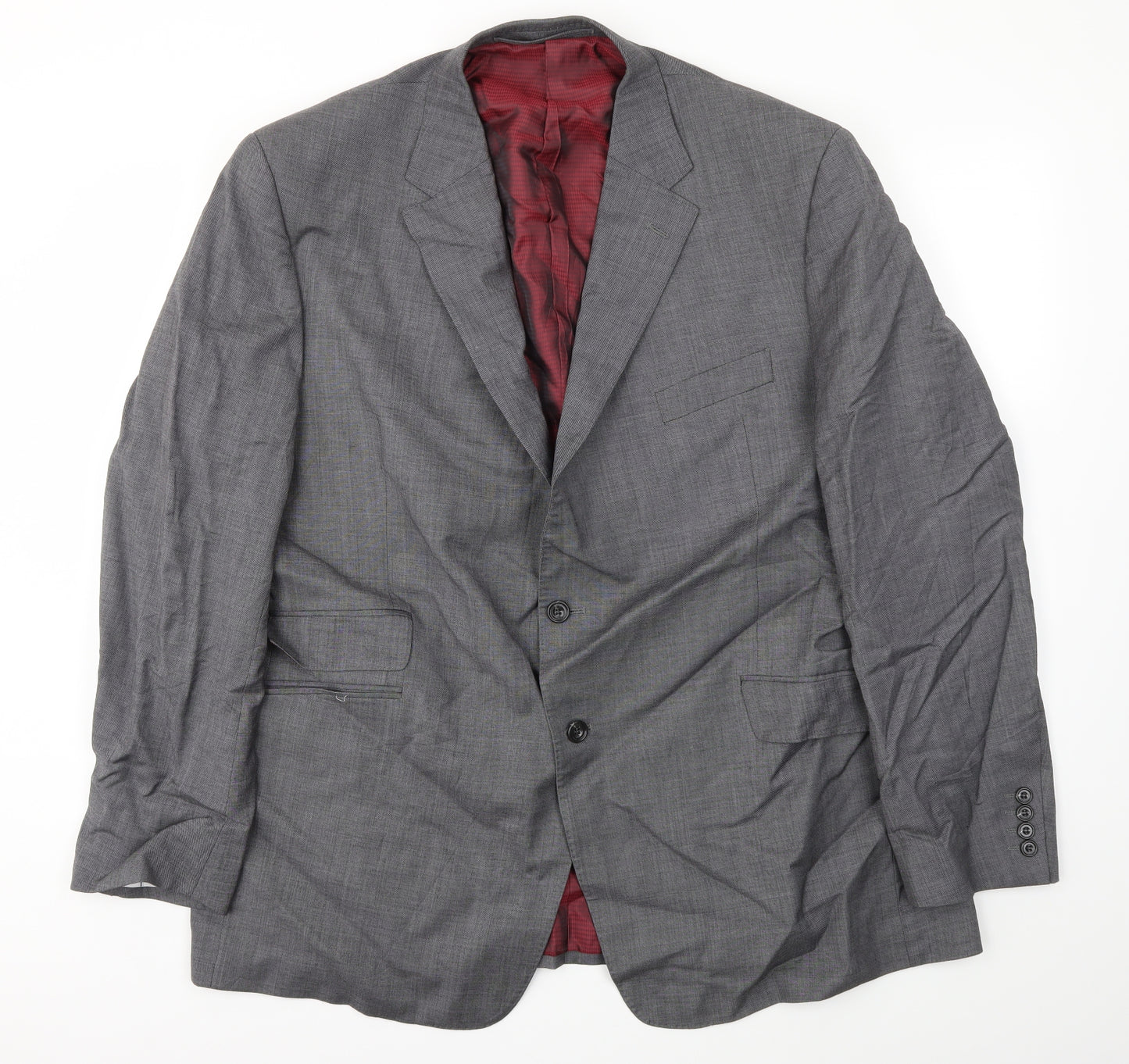 M&S Mens Grey   Jacket Blazer Size 48