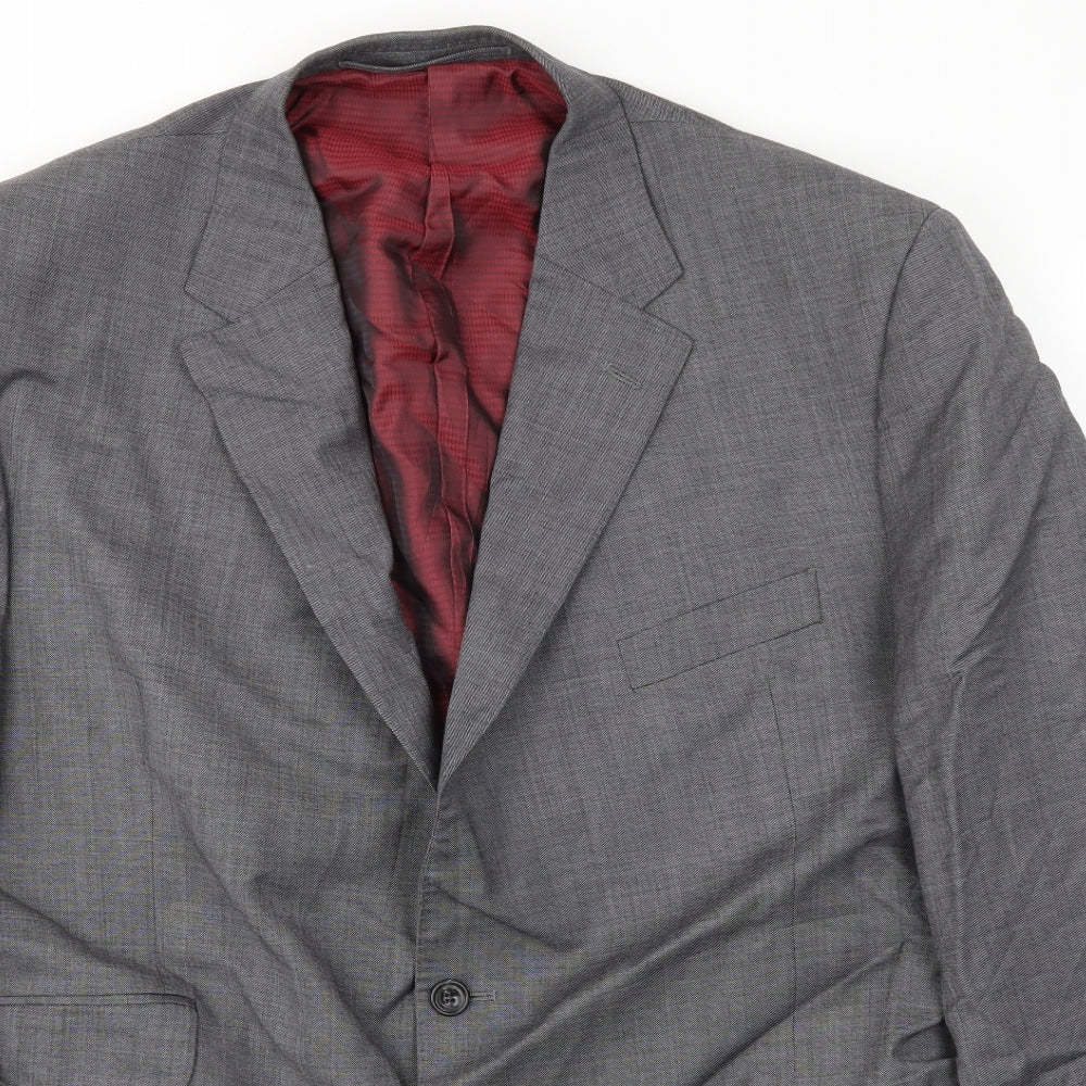 M&S Mens Grey   Jacket Blazer Size 48