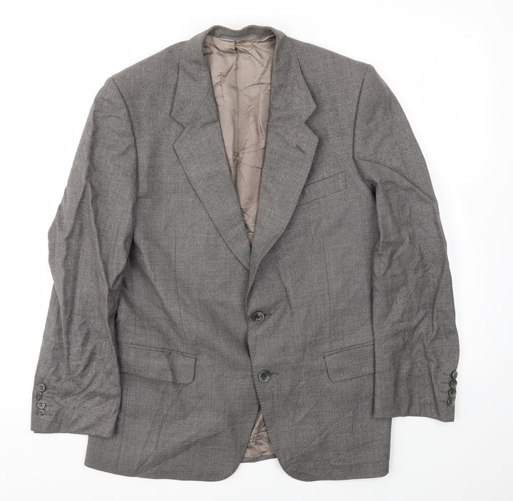 St Michaels Mens Grey   Jacket Blazer Size 38