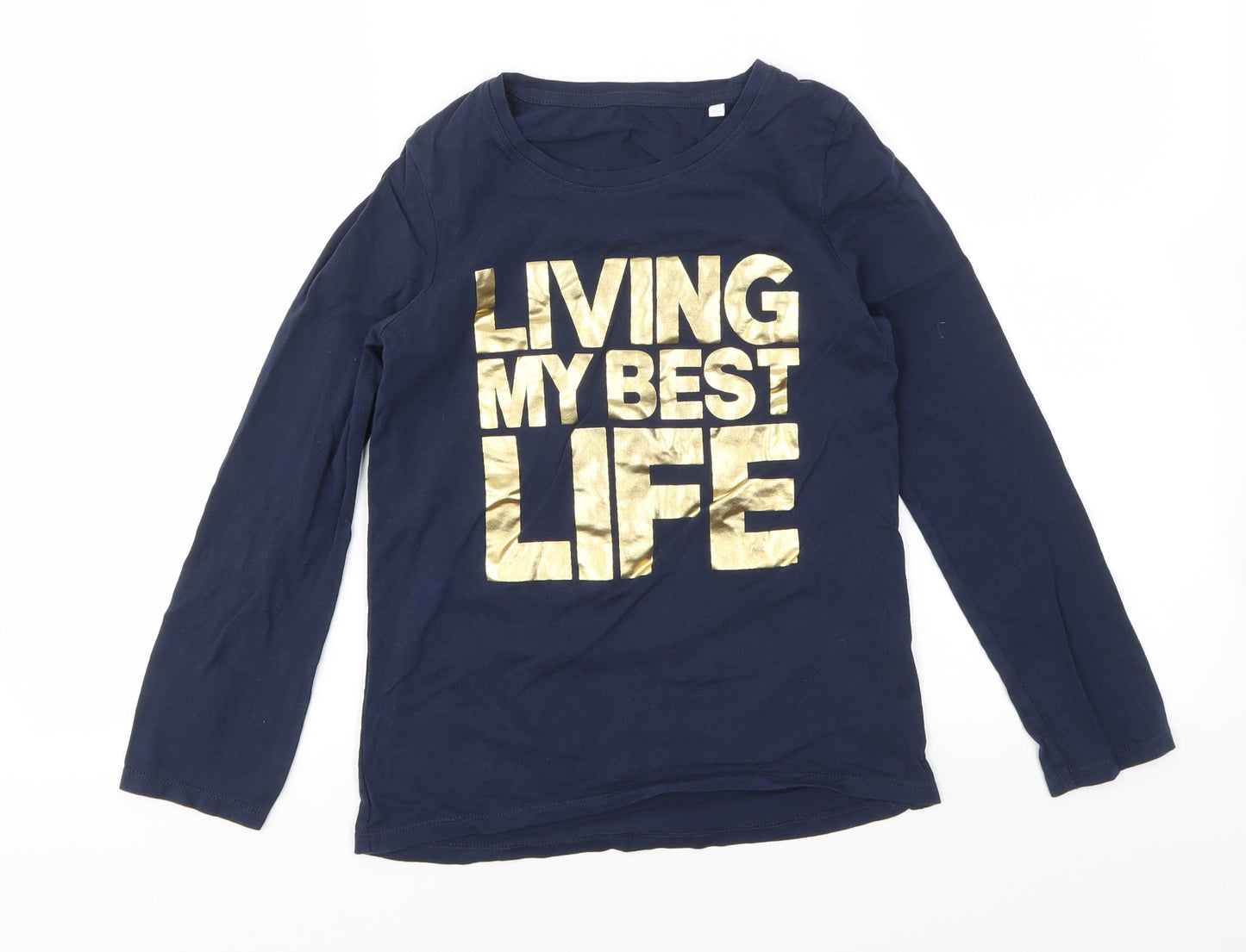 Debenhams Girls Blue   Basic T-Shirt Size 10-11 Years