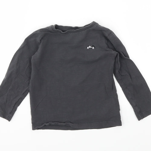 NEXT Girls Grey   Basic T-Shirt Size 24 Months