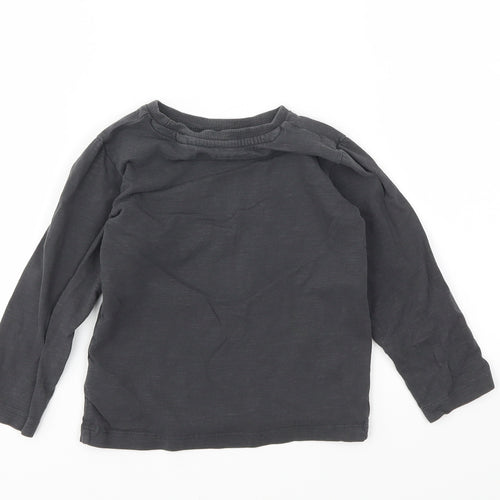 NEXT Girls Grey   Basic T-Shirt Size 24 Months