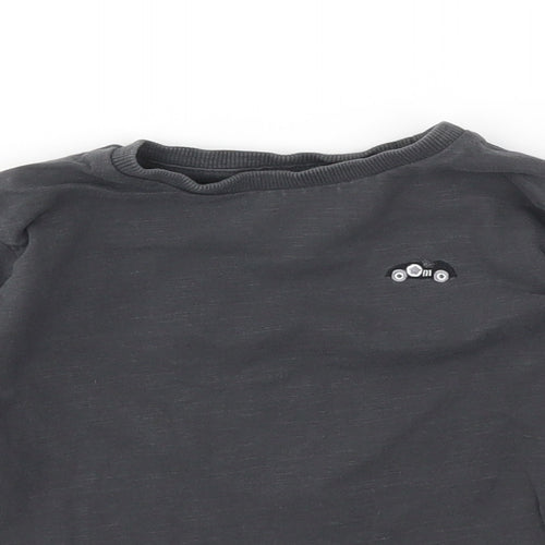 NEXT Girls Grey   Basic T-Shirt Size 24 Months