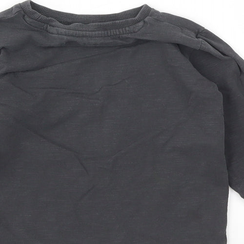 NEXT Girls Grey   Basic T-Shirt Size 24 Months