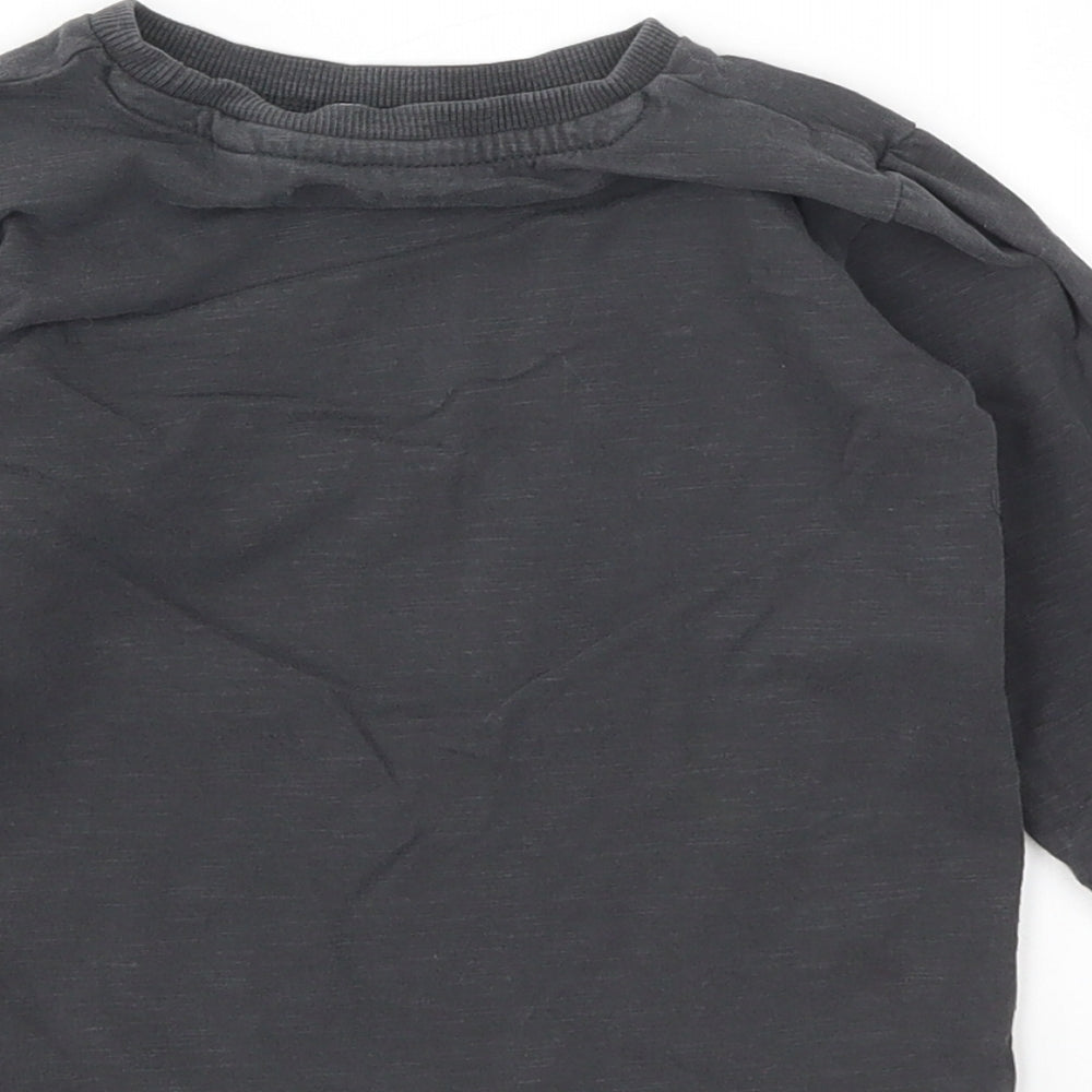NEXT Girls Grey   Basic T-Shirt Size 24 Months