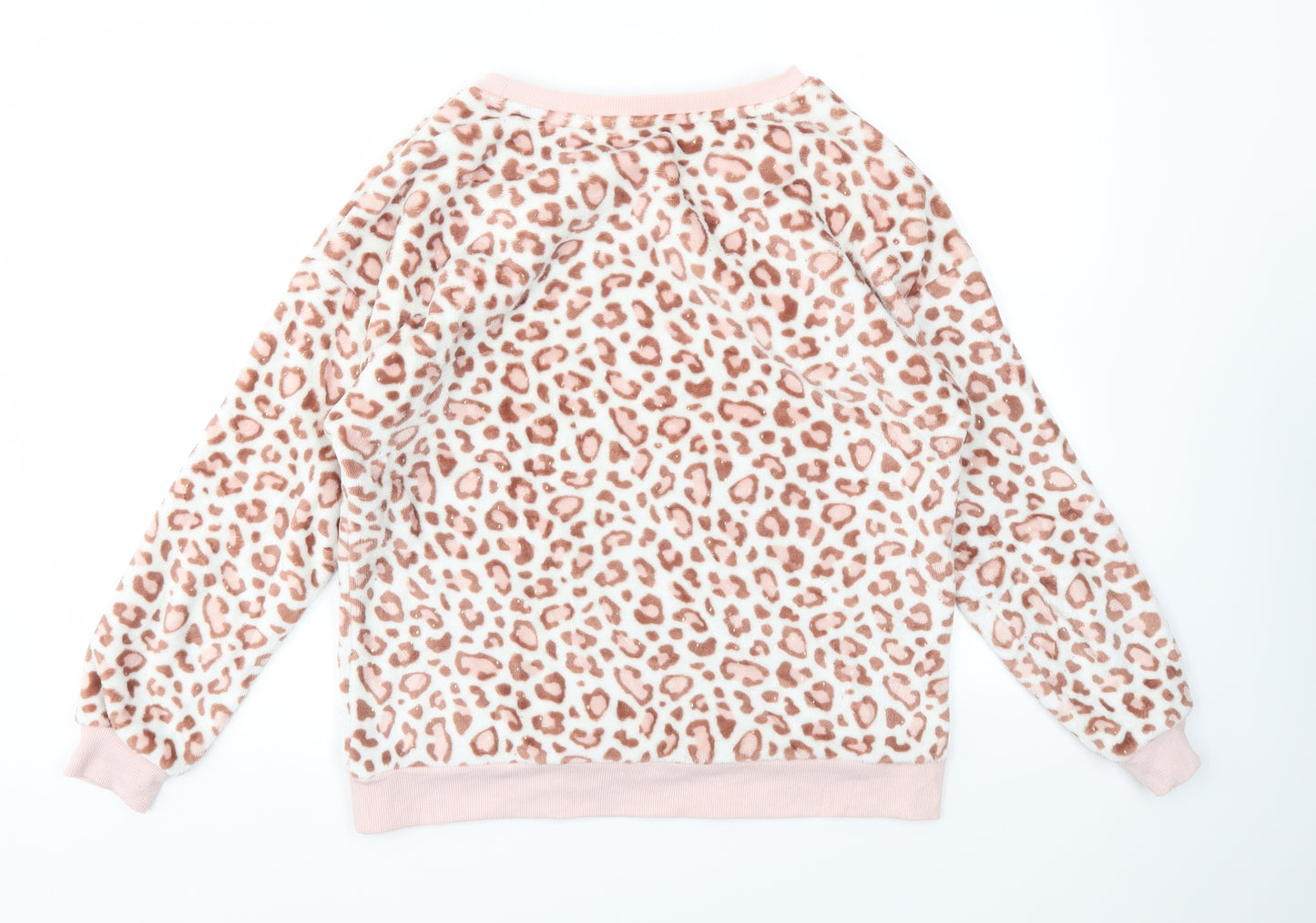 TU Womens Multicoloured Animal Print  Top Pyjama Top Size 12