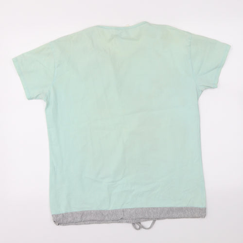 Preworn Womens Green   Basic T-Shirt Size 10