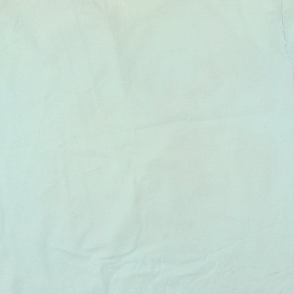 Preworn Womens Green   Basic T-Shirt Size 10