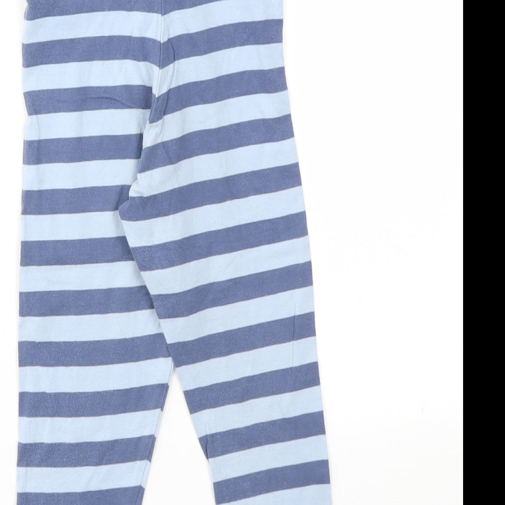 M&S Boys Multicoloured Striped  Jogger Trousers Size 2-3 Years