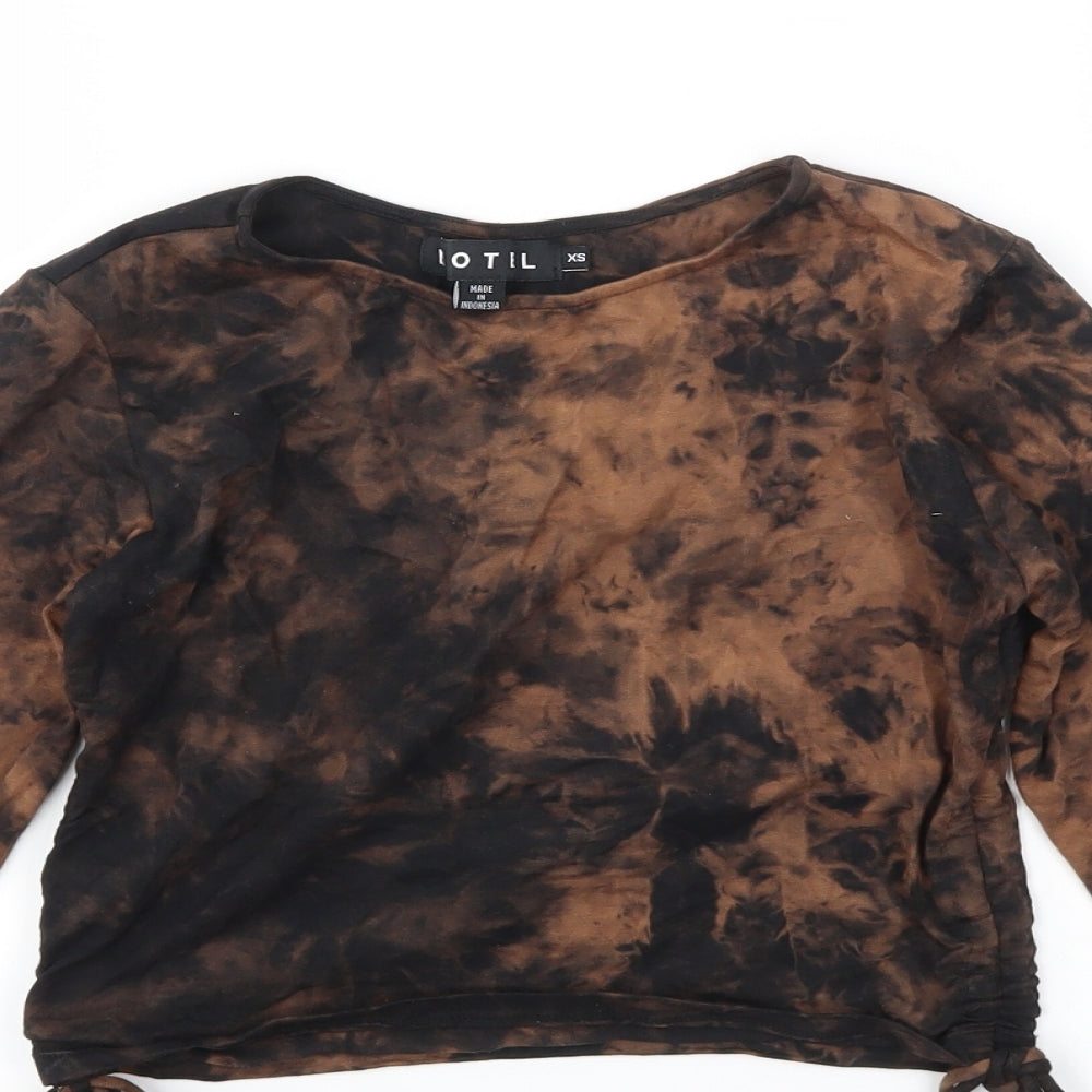 Motel Womens Multicoloured   Basic T-Shirt Size XS