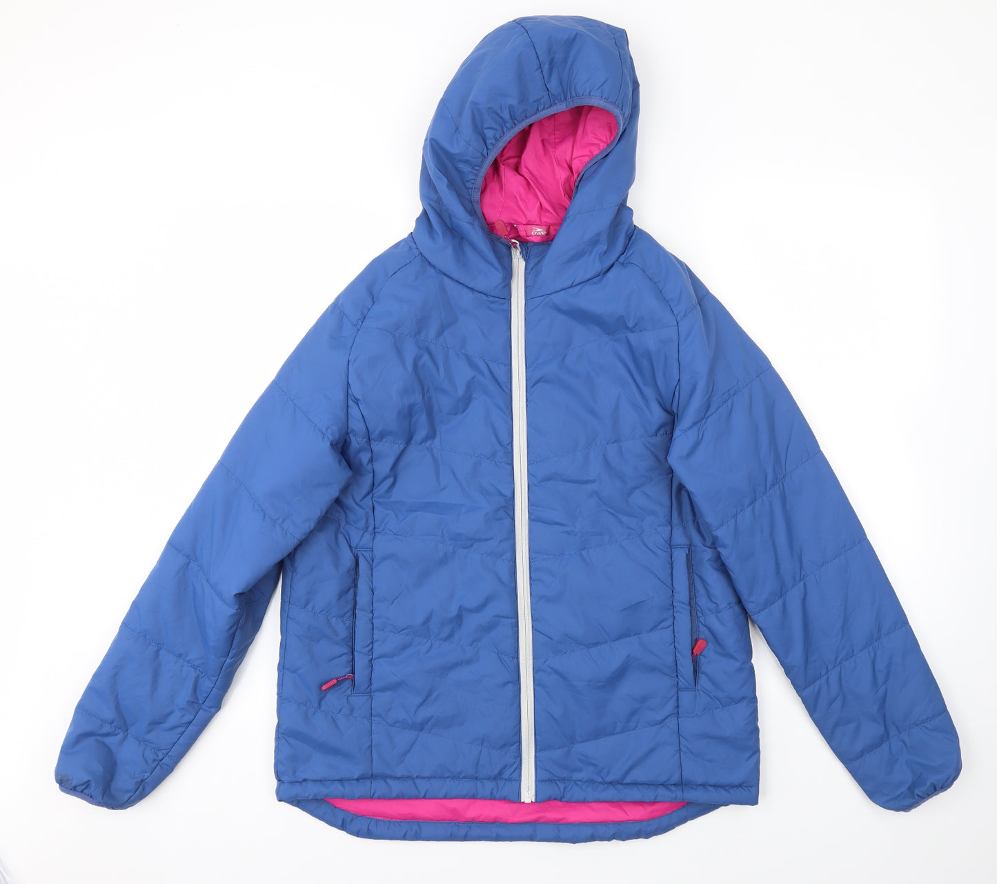 Crane Womens Blue   Jacket Coat Size M