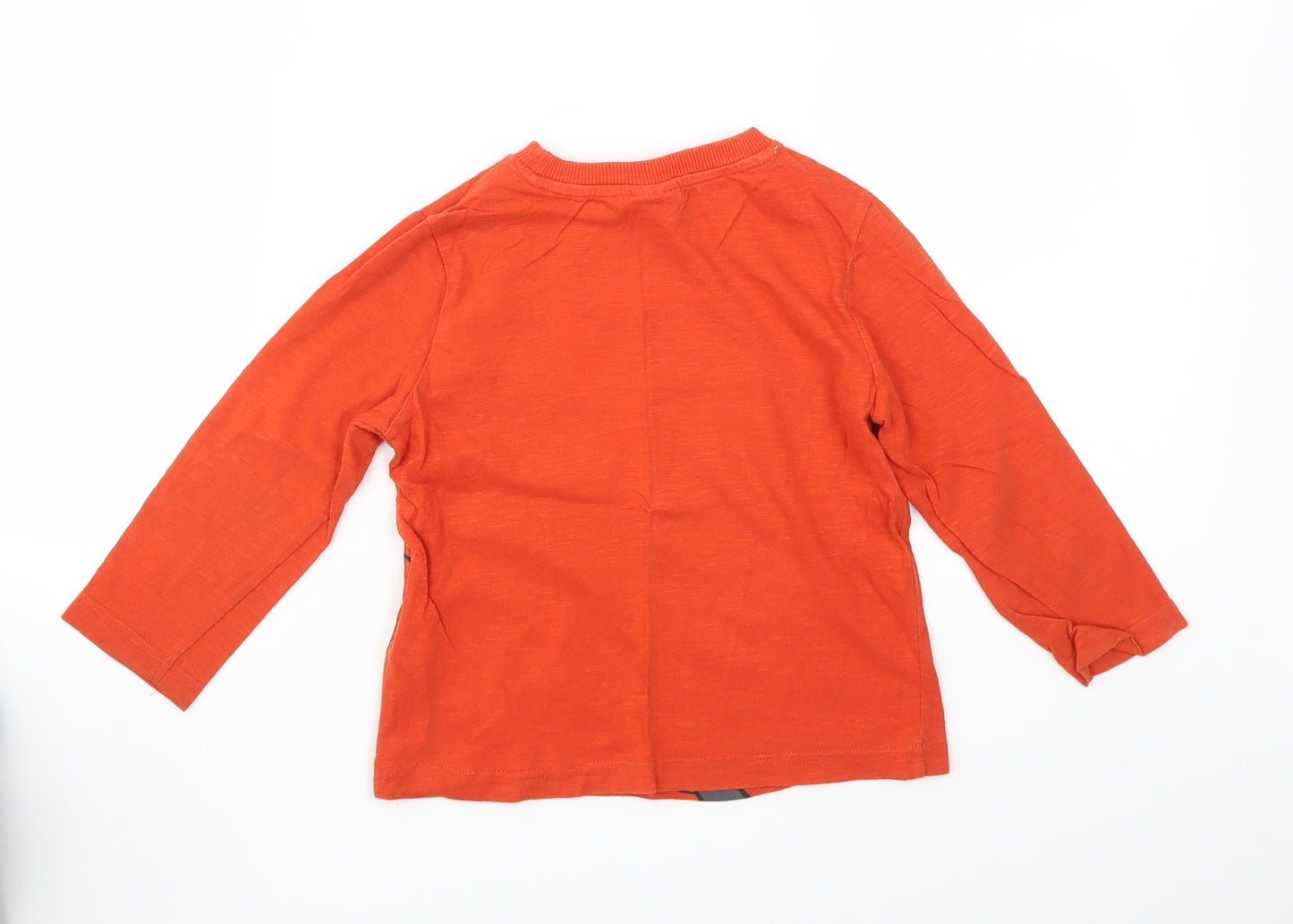 Disney Boys Red Animal Print  Basic T-Shirt Size 3-4 Years