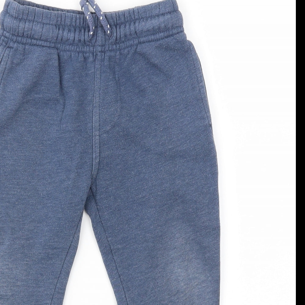 F&F Boys Blue   Jogger Trousers Size 2-3 Years