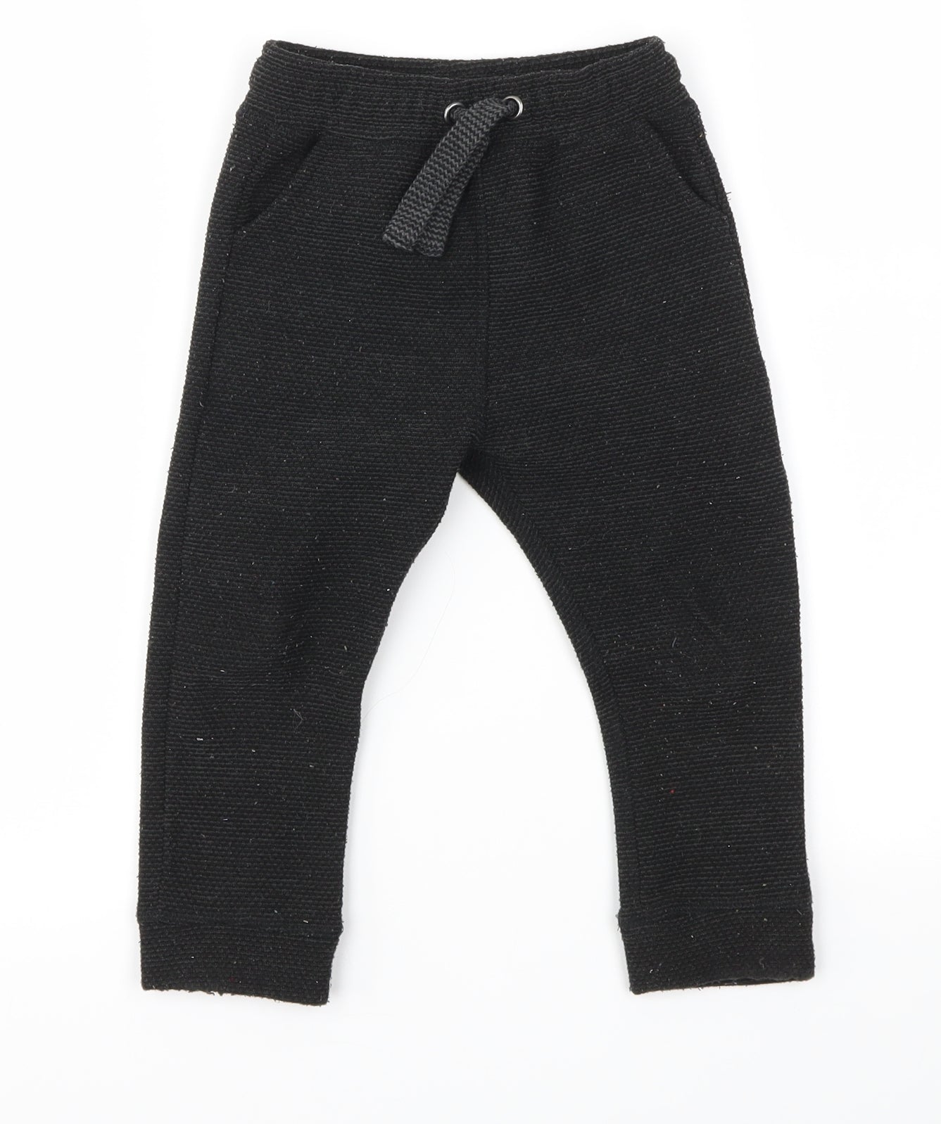 TU Boys Black   Jogger Trousers Size 2-3 Years