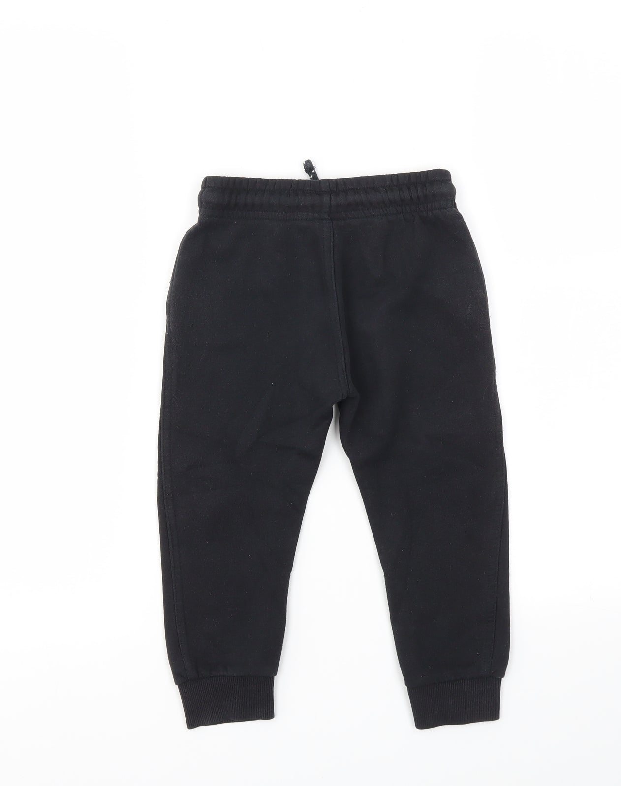 F&F Boys Black   Jogger Trousers Size 2-3 Years